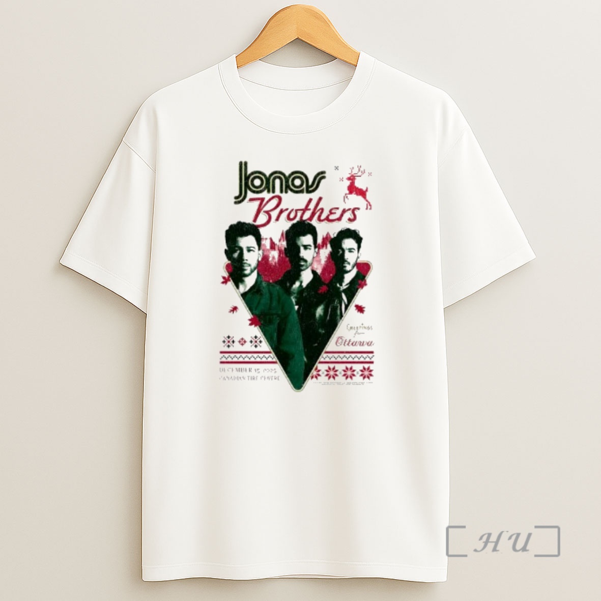 Officials Jonas Brothers Greetings From Ottarva December 15th 2025 Canadian Tire Centre Shirt Sweatshirt Tee