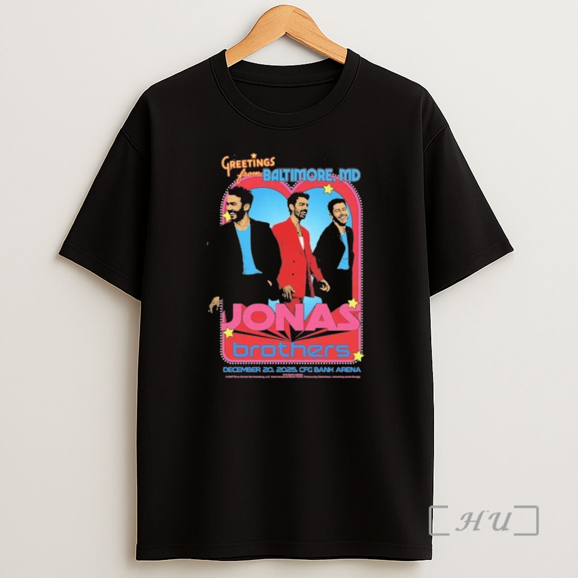 Officials Jonas Brothers Greetings From Your Hometown Baltimore Md Cfg Bank Arena 2025 Shirt Sweatshirt Tee 1