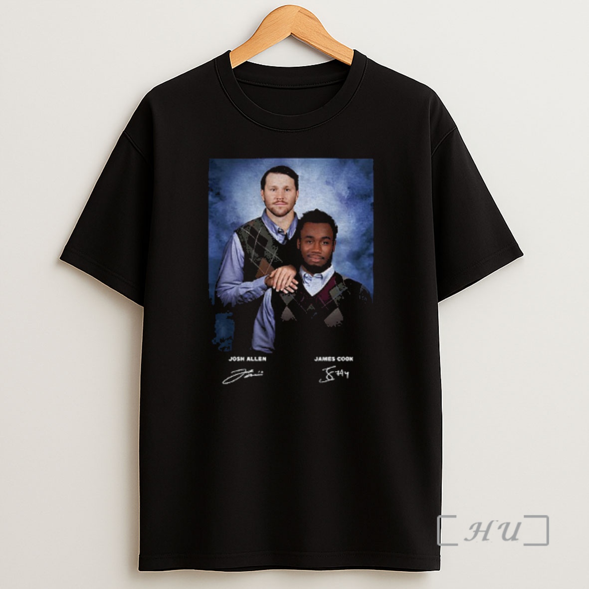 Officials Josh Allen And James Cook Buffalo Bills Football Step Brothers Signatures Vintage Shirt Sweatshirt Tee