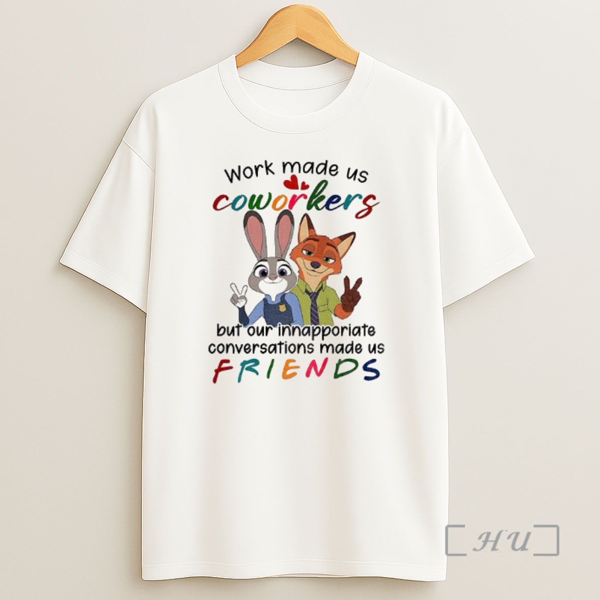 Officials Judy Hopps And Nick Wilde Work Made Us Coworkers But Our Inappropriate Conversations Shirt Sweatshirt Tee