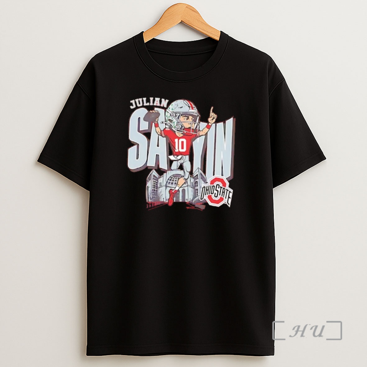 Officials Julian Sayin Ohio State Buckeyes Football Bobblehead Caricature Premium Shirt Sweatshirt Tee