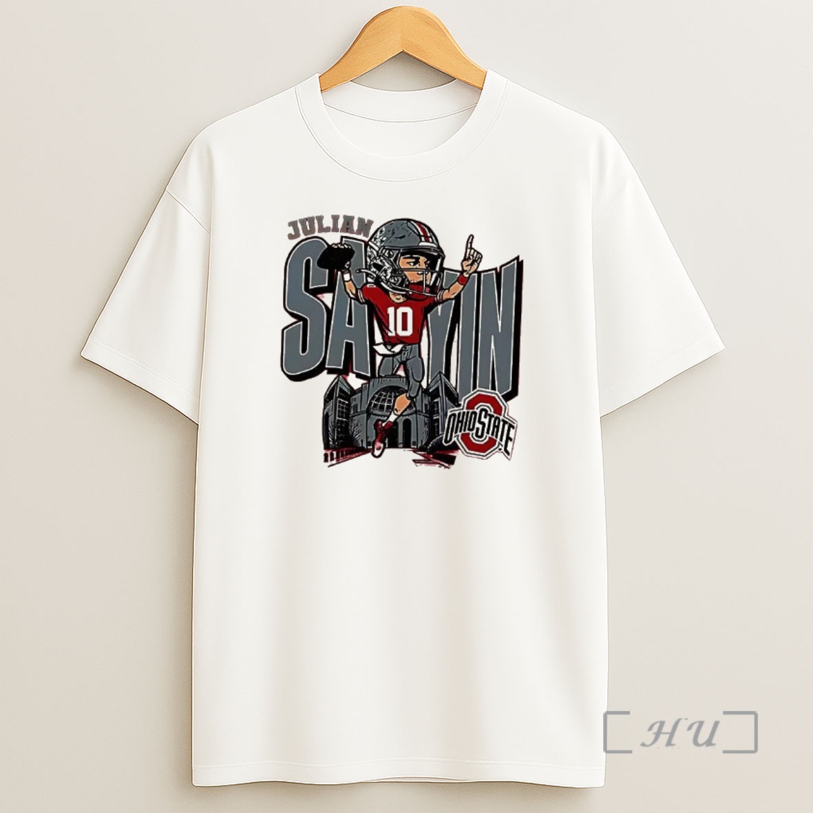 Officials Julian Sayin Ohio State Buckeyes Ncaa Bobblehead Caricature Player Premium Shirt Sweatshirt Tee