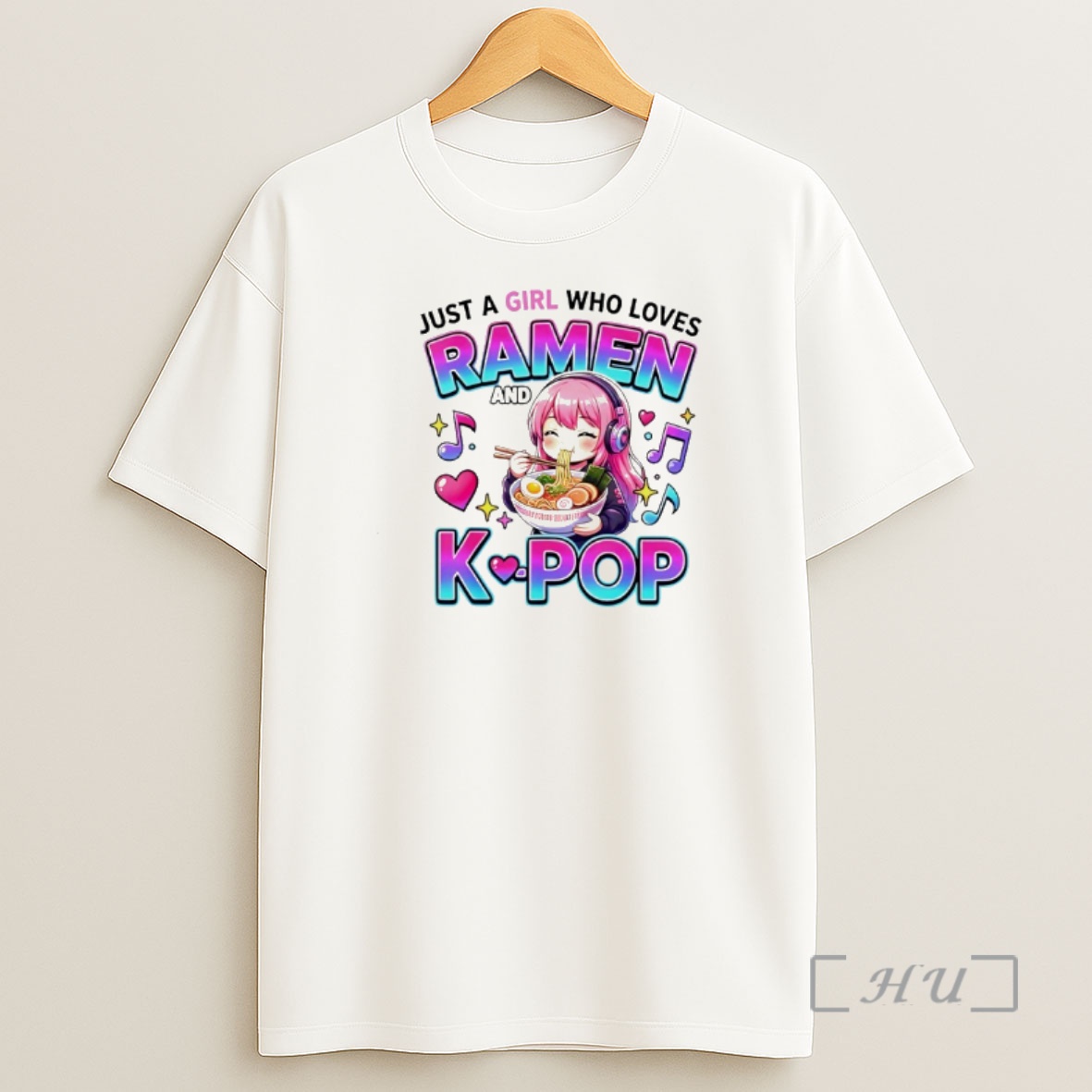 Officials Just A Girl Who Loves Anime Ramen And K Pop Shirt Sweatshirt Tee