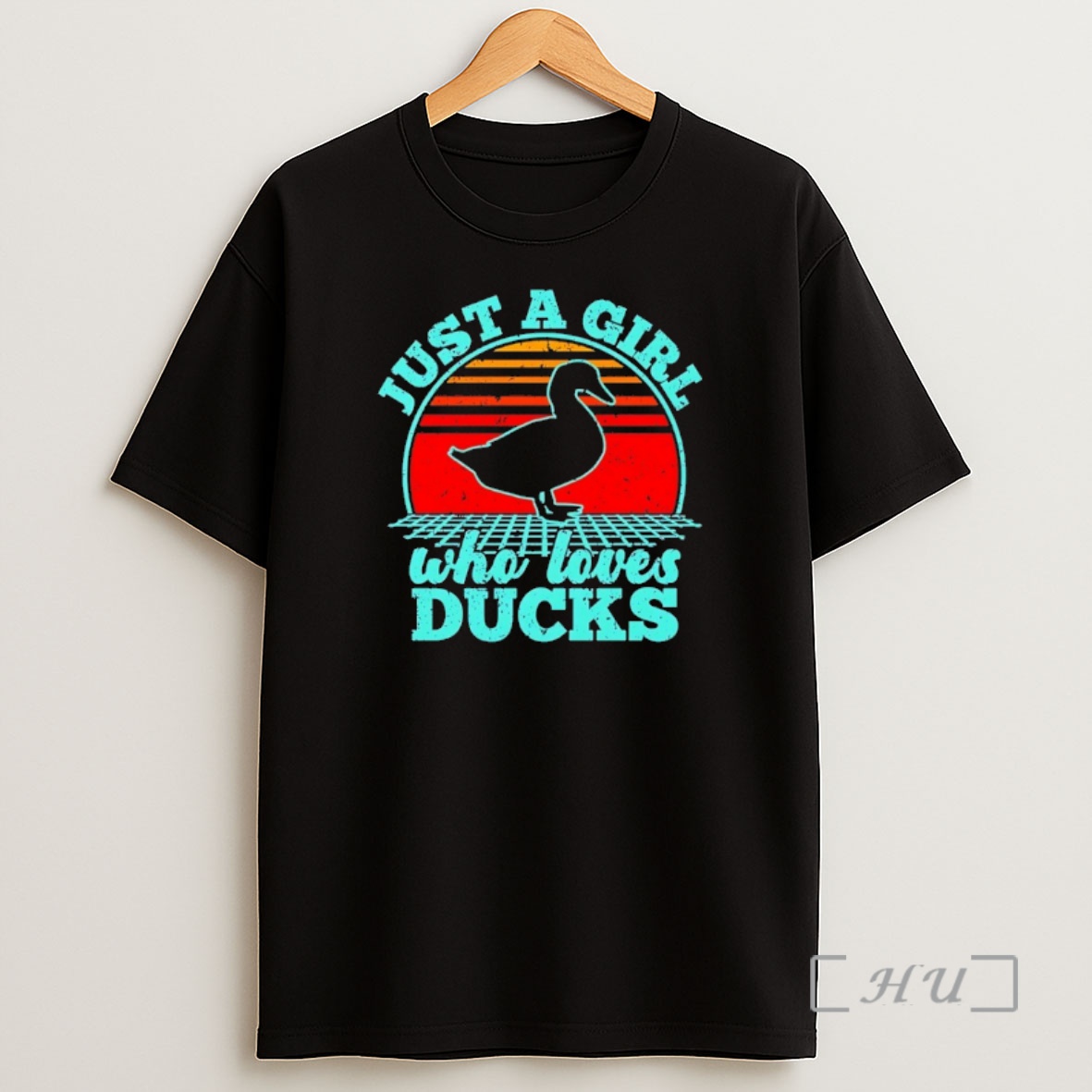 Officials Just A Girl Who Loves Ducks Sunset Shirt Sweatshirt Tee