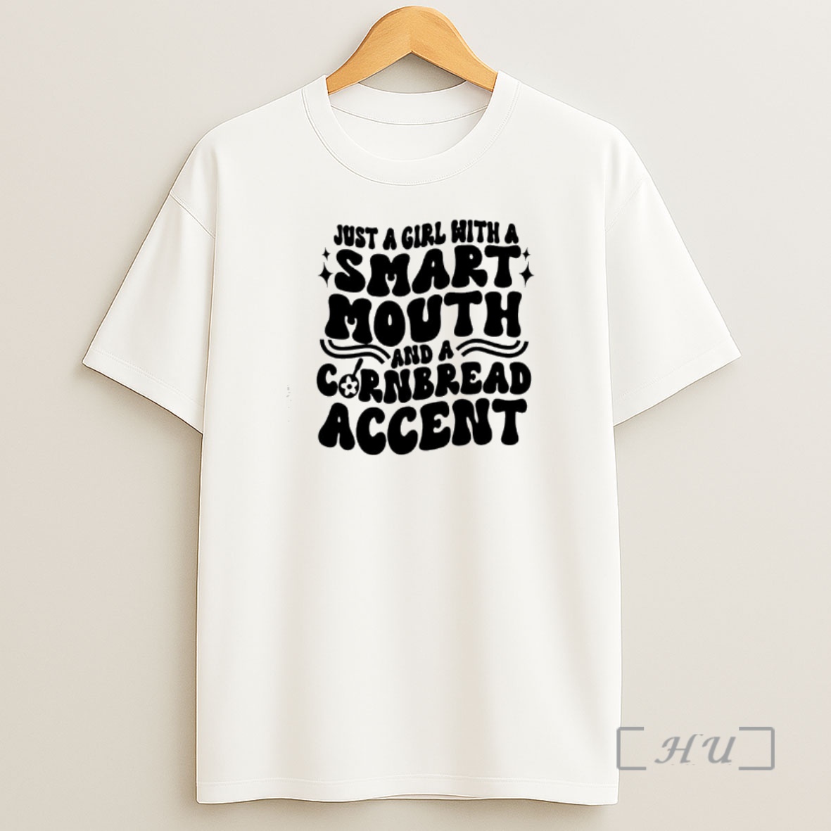 Officials Just A Girl With A Smart Mouth And Cornbread Accent Shirt Sweatshirt Tee