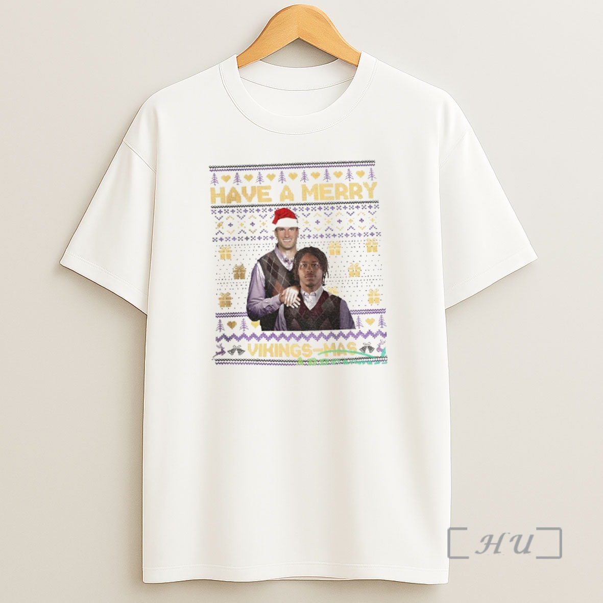 Officials Justin Jefferson And Kirk Cousins Washington Redskins Stepbrothers Have A Merry Redskins Mas Christmas Premium Shirt Sweatshirt Tee