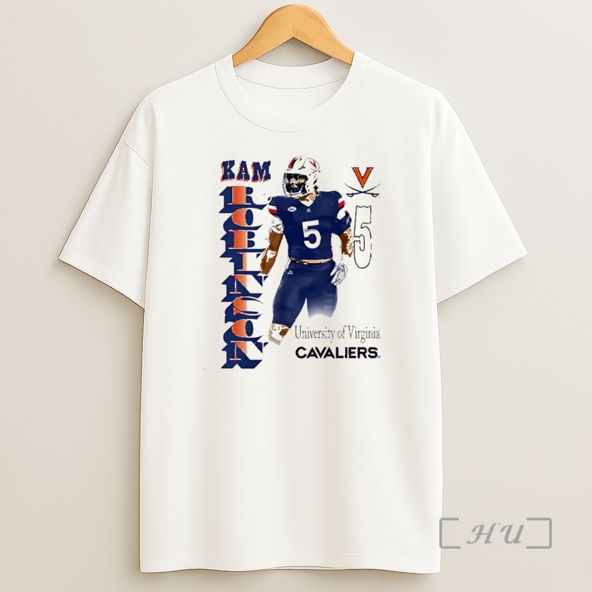 Officials Kam Robinson Virginia Cavaliers Portrait Christmas Premium Shirt Sweatshirt Tee