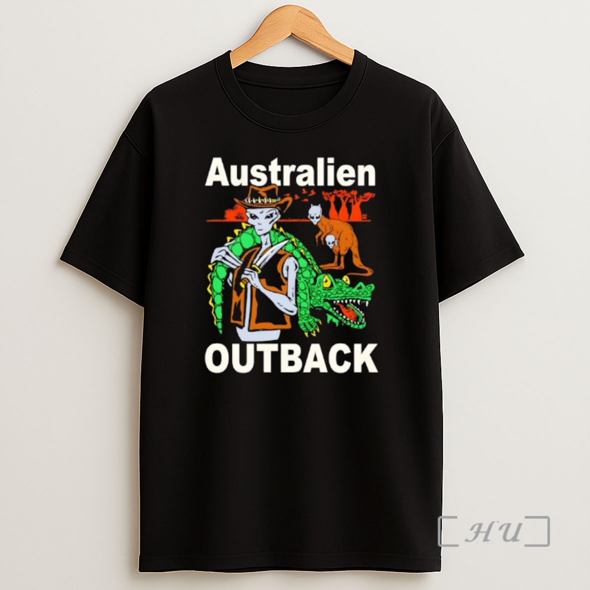 Officials Kangaroo And Alien Babies Australien Outback Shirt Sweatshirt Tee