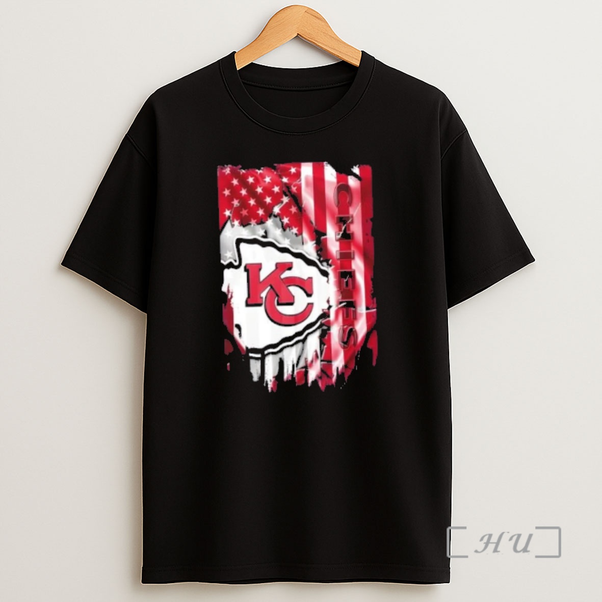 Officials Kansas City Chiefs Football X American Flag Shirt Sweatshirt Tee