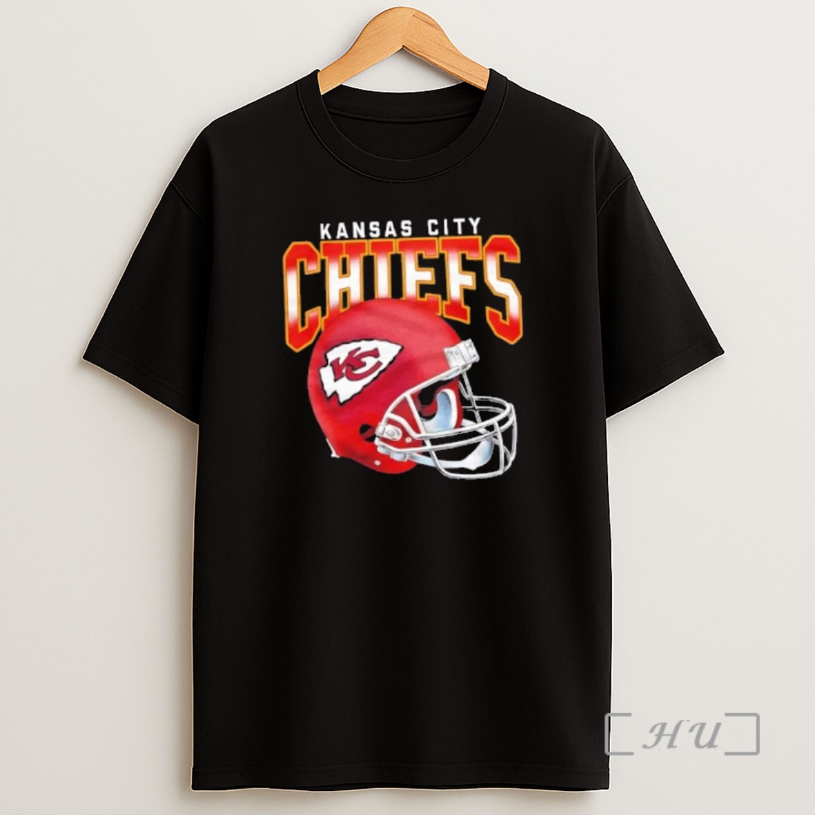 Officials Kansas City Chiefs Gradient Football Helmet Shirt Sweatshirt Tee