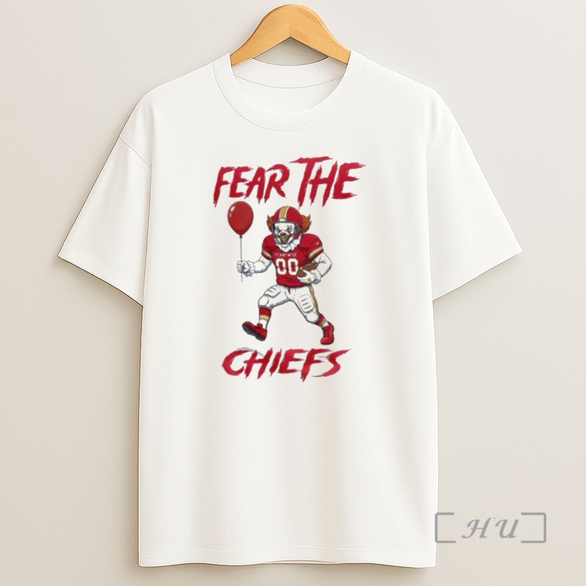 Officials Kansas City Chiefs Logo Fear The Pennywise Shirt Sweatshirt Tee