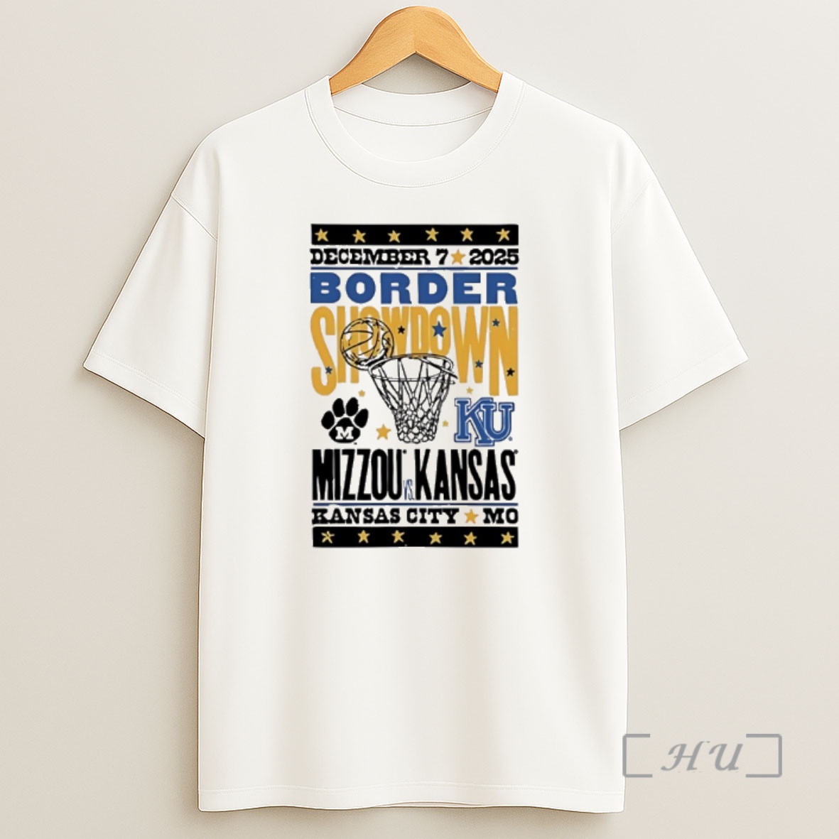 Officials Kansas Jayhawks Basketball 2025 Border Showdown Premium Shirt Sweatshirt Tee