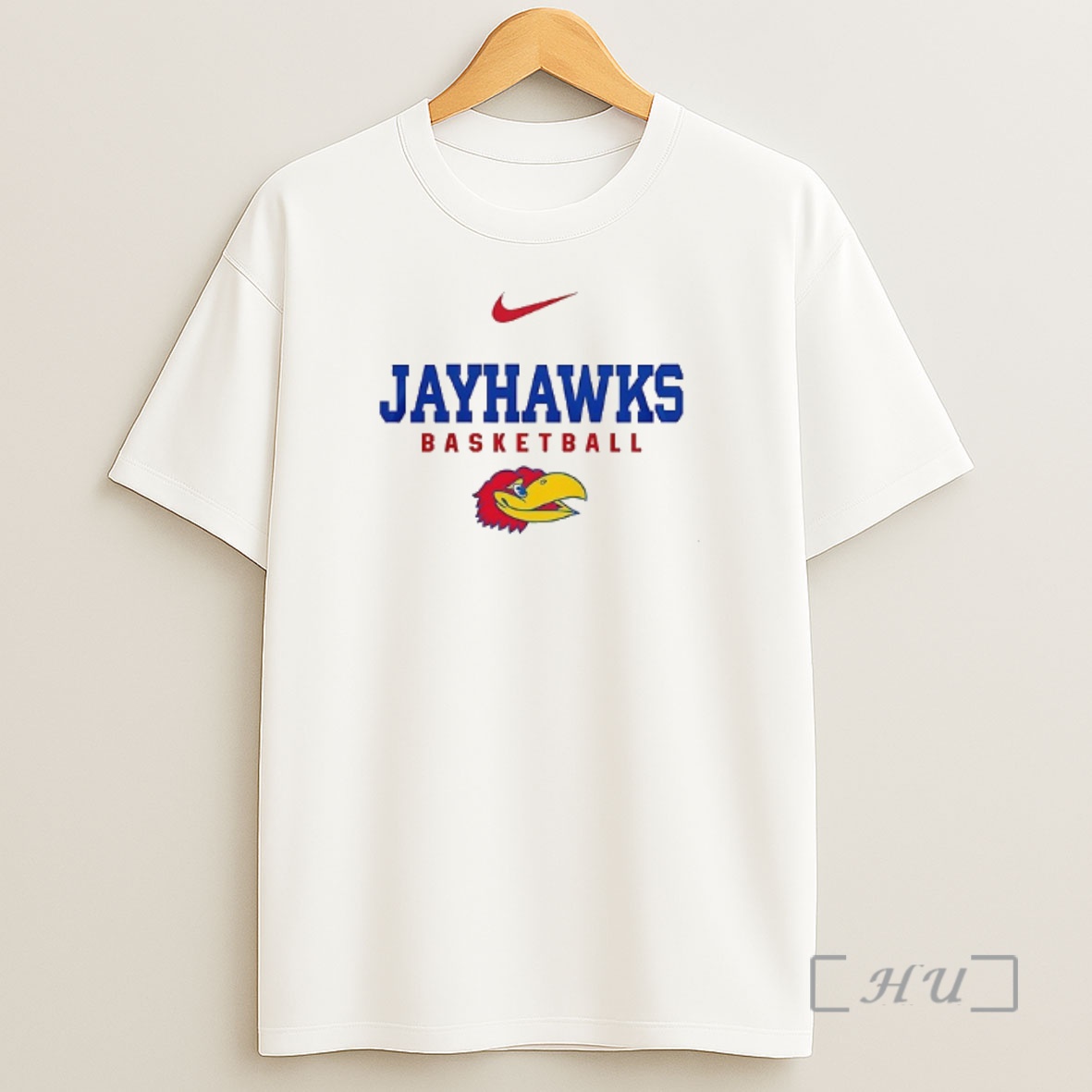 Officials Kansas Jayhawks Rock Chalk Jayhawk Mascot Double Sided Graphic Shirt Sweatshirt Tee