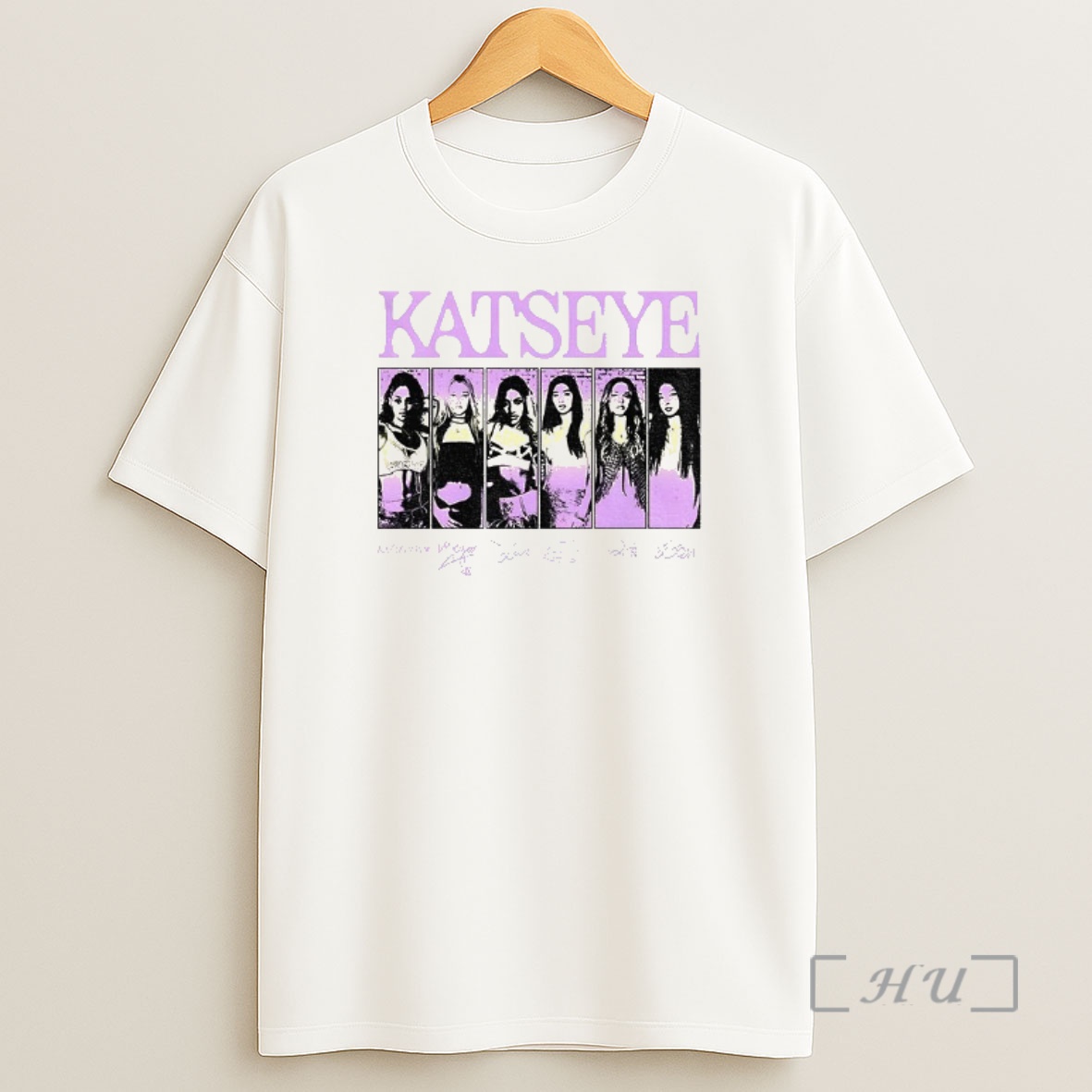 Officials Katseye Beautiful Chaos Kpop Tour Signatures Premium Shirt Sweatshirt Tee