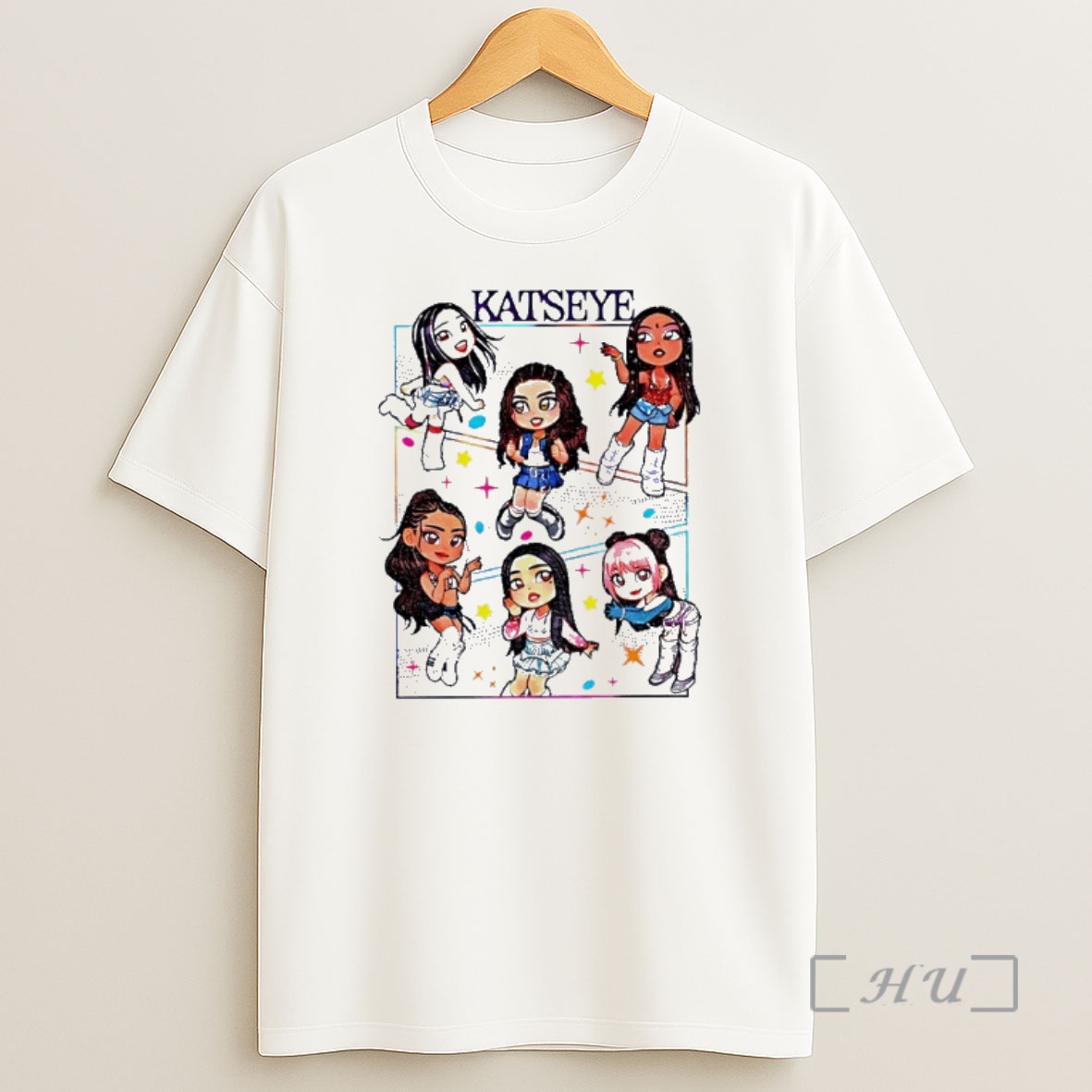 Officials Katseye Member Chibi Vintage Shirt Sweatshirt Tee