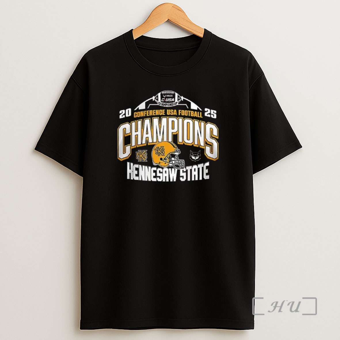Officials Kennesaw State 2025 C Usa Football Conference Champions Premium Shirt Sweatshirt Tee