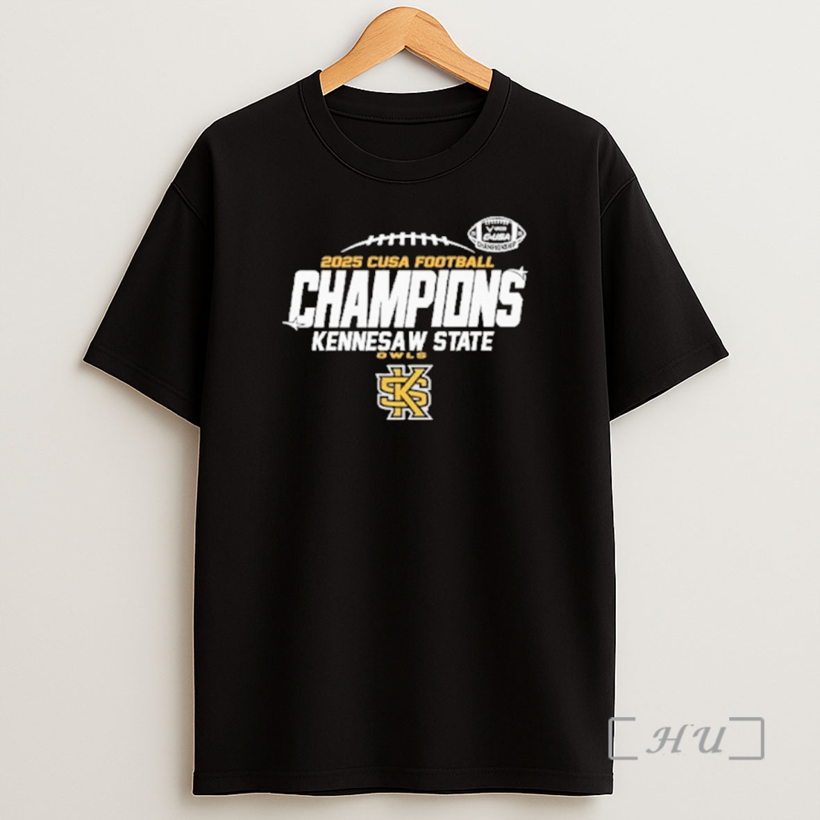 Officials Kennesaw State Owls 2025 C Usa Champs Shirt Sweatshirt Tee