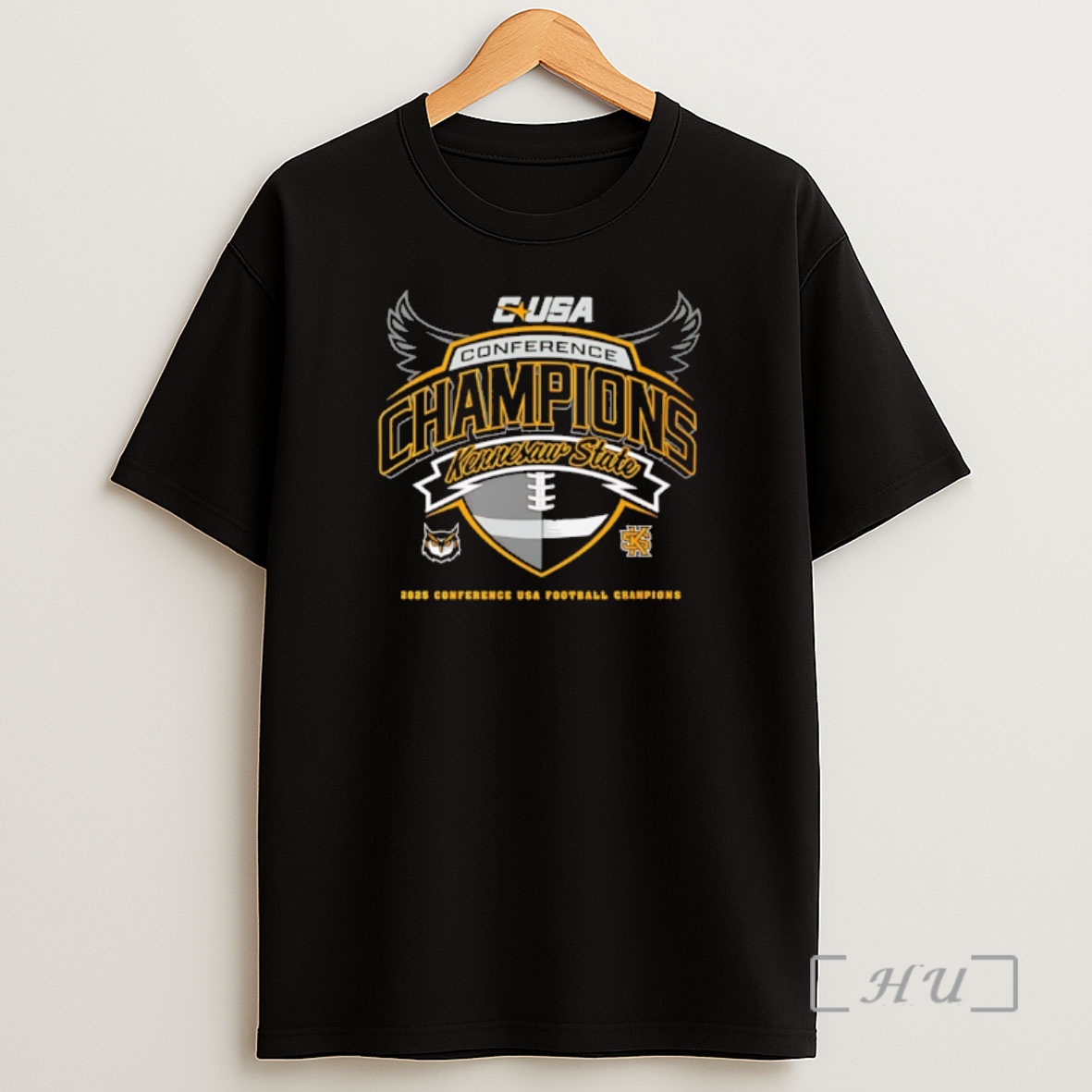 Officials Kennesaw State Owls 2025 C Usa Conference Champions Shirt Sweatshirt Tee