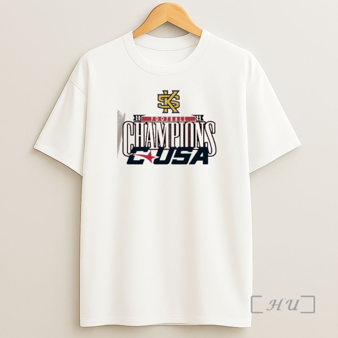 Officials Kennesaw State Owls 2025 C Usa Football Conference Champions Premium Shirt Sweatshirt Tee