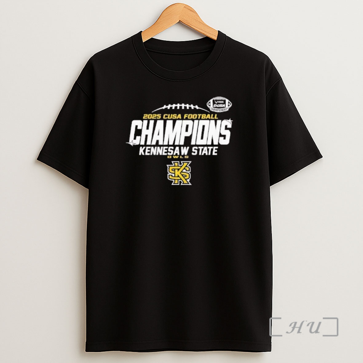 Officials Kennesaw State Owls 2025 Cusa Football Champions Shirt Sweatshirt Tee