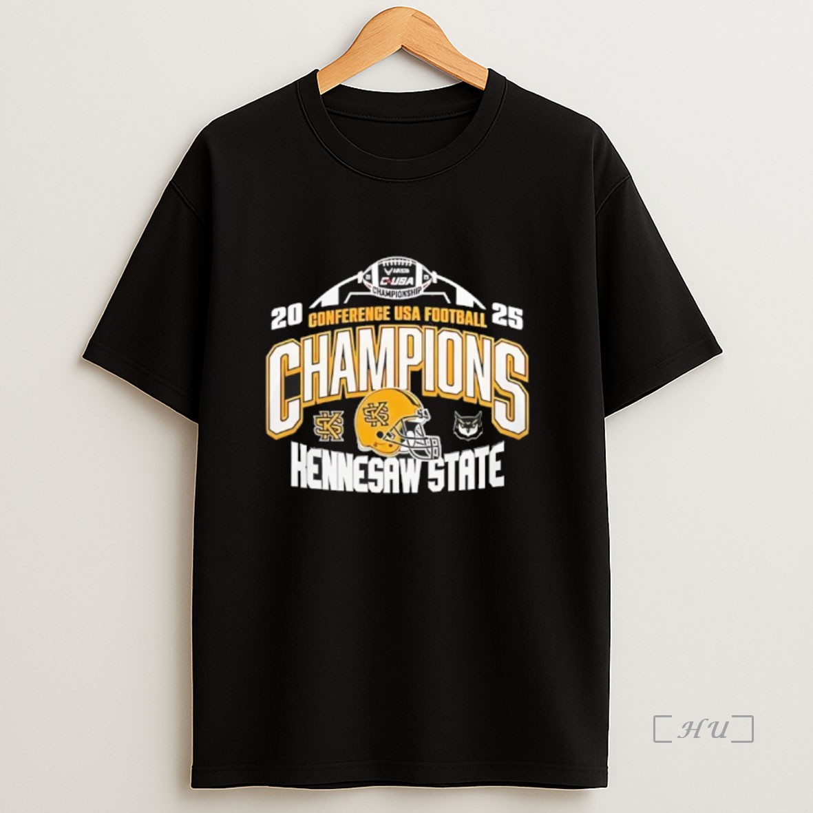 Officials Kennesaw State Owls 2025 Conference Usa Champions 2025 Football Premium Shirt Sweatshirt Tee