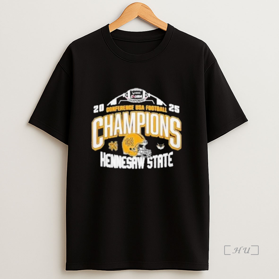 Officials Kennesaw State Owls 2025 Conference Usa Football Champions Helmet Premium Shirt Sweatshirt Tee