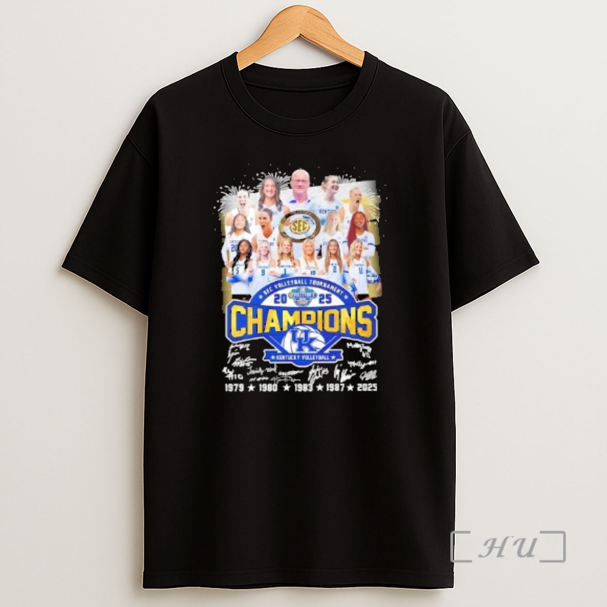Officials Kentucky Wildcats 2025 Sec Volleyball Tournament Champions Signature Shirt Sweatshirt Tee