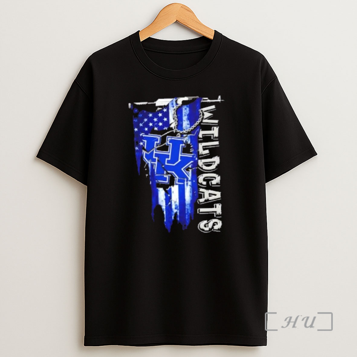 Officials Kentucky Wildcats Football Battle Shattered Usa Flag Rip Design Shirt Sweatshirt Tee