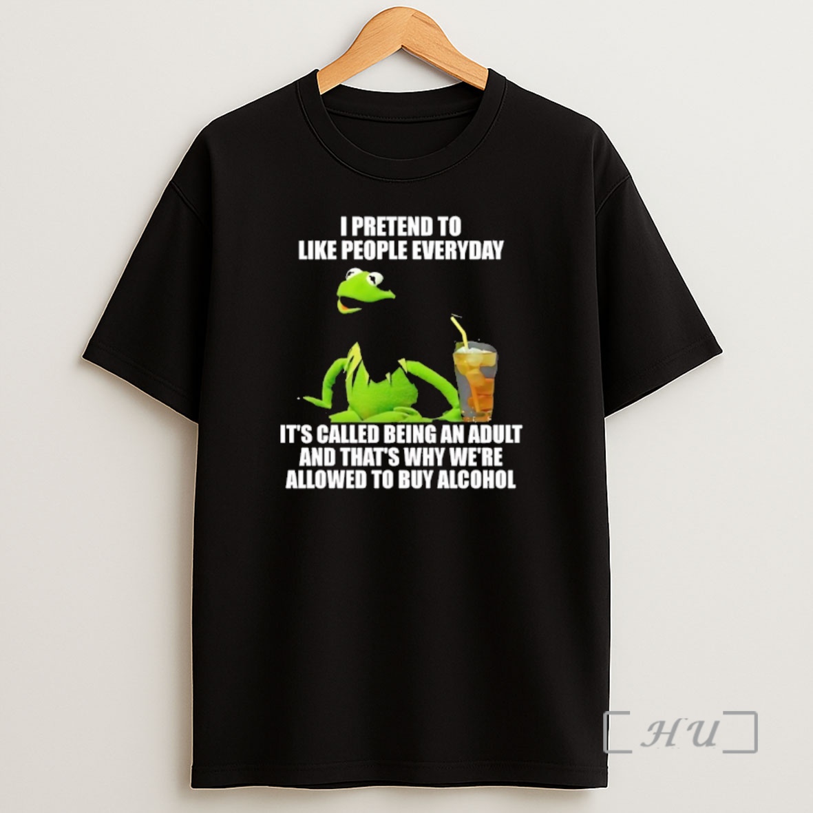 Officials Kermit Frog I Pretend To Like People Everyday Its Called Being An Adult Shirt Sweatshirt Tee