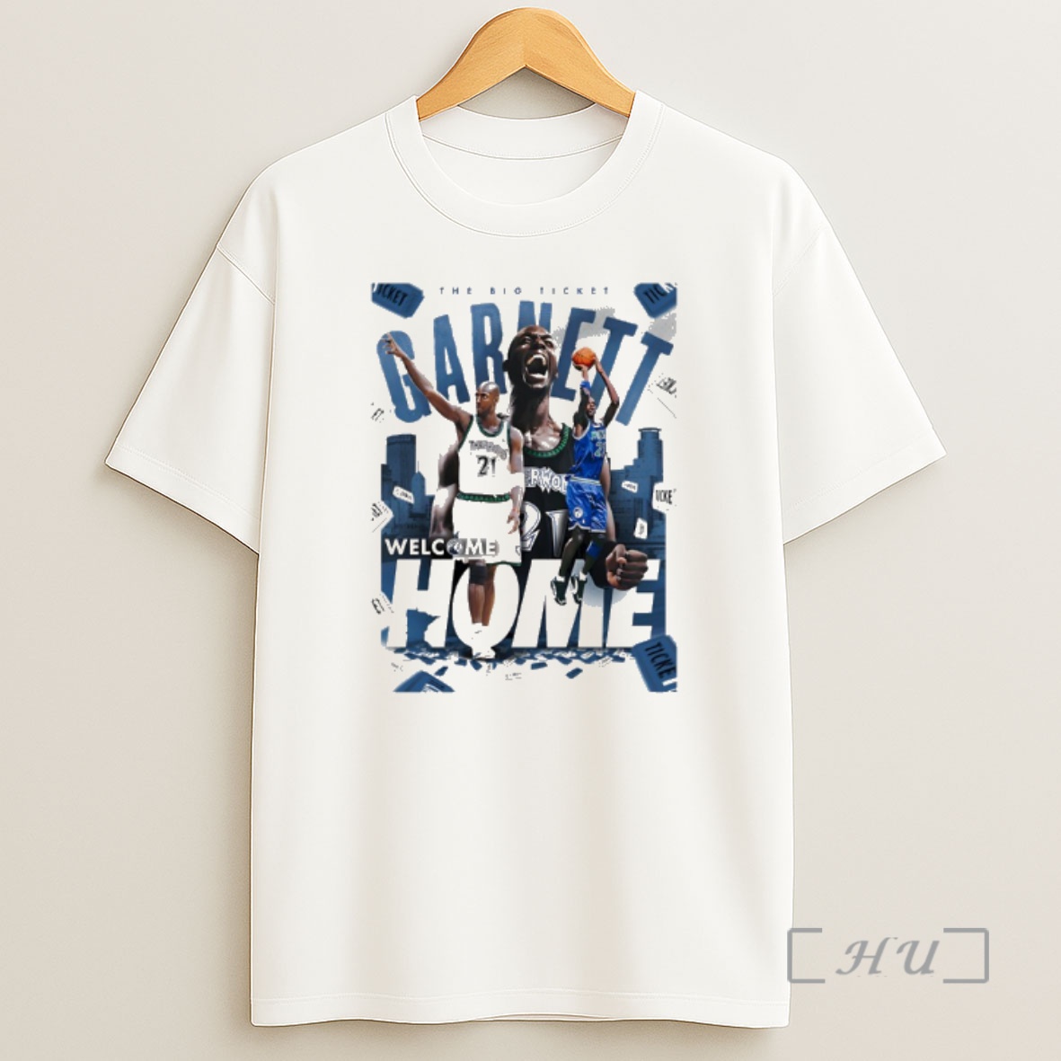 Officials Kevin Garnett Minnesota Timberwolves The Big Ticket Welcome Home Shirt Sweatshirt Tee