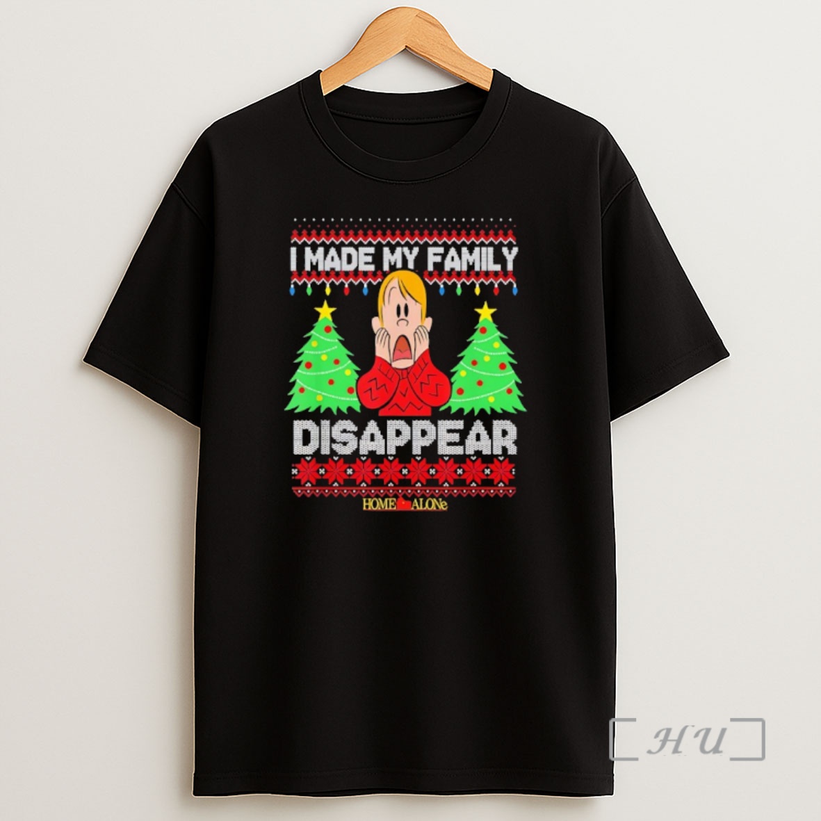 Officials Kevin Mccallister Scream Home Alone Christmas I Made My Family Disappear Shirt Sweatshirt Tee