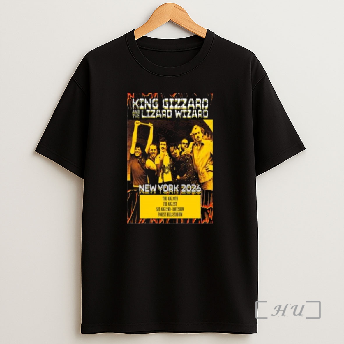 Officials King Gizzard The Lizard Wizard New York 2026 Tour Circle Black Premium Shirt Sweatshirt Tee