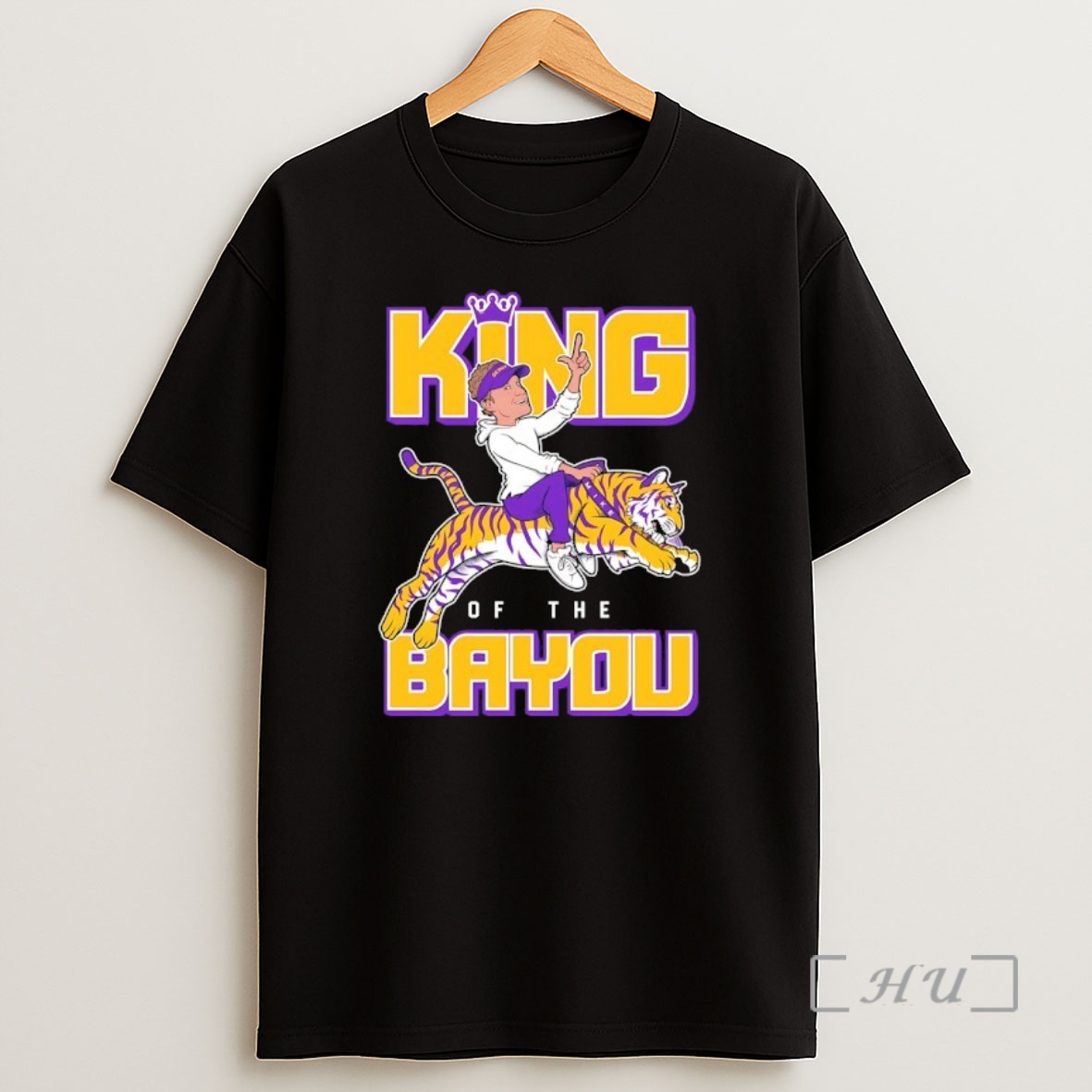 Officials King Of The Bayou Lane Kiffin Lsu Tigers Premium Shirt Sweatshirt Tee