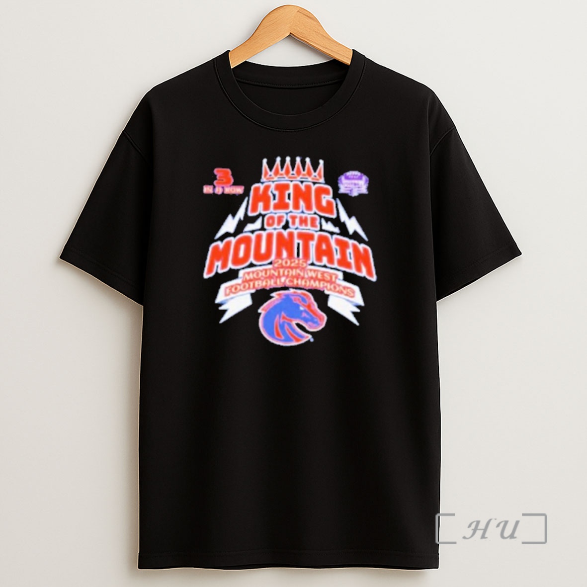 Officials King Of The Mountain Boise State Broncos Mountain West Champions Shirt Sweatshirt Tee