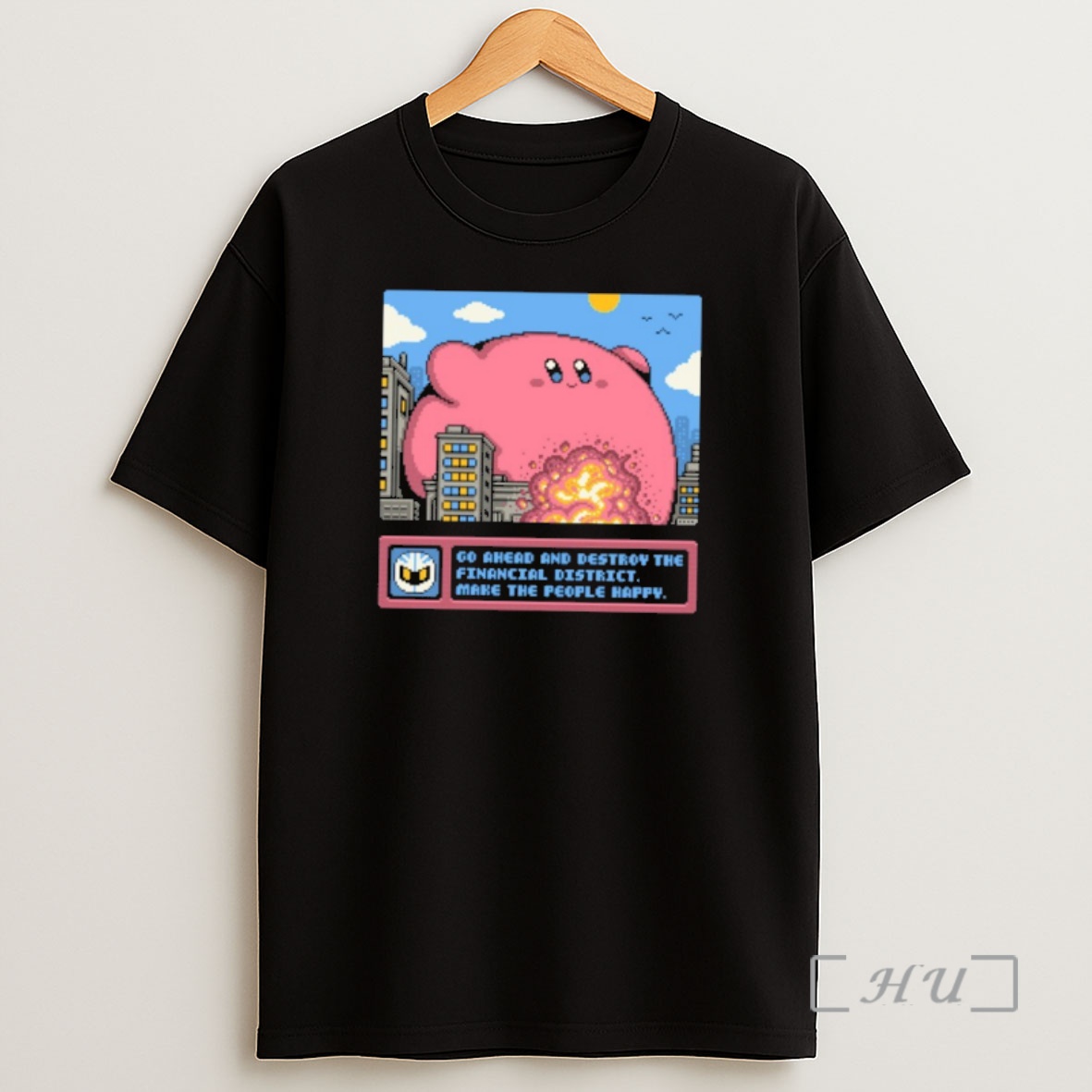 Officials Kirby Go Ahead And Destroy The Financial District Shirt Sweatshirt Tee