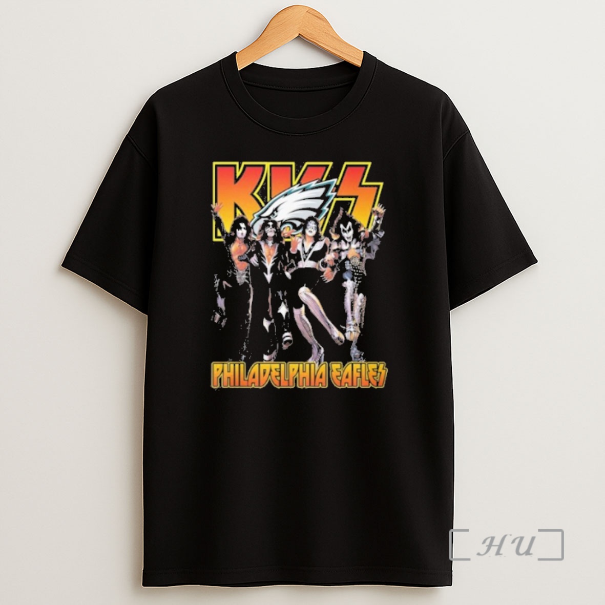 Officials Kiss Band X Philadelphia Eagles Shirt Sweatshirt Tee
