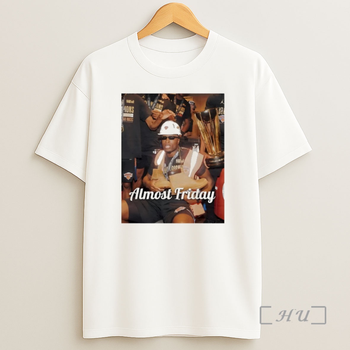 Officials Knicks Timbs Og Anunoby 2025 Nba Cup Champion Almost Friday Shirt Sweatshirt Tee