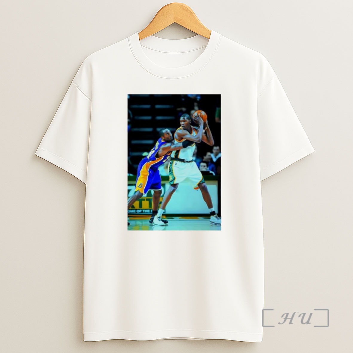 Officials Kobe Bryant Los Angeles Lakers Defense Against Kevin Durant Seattle Nba 2007 Retro Shirt Sweatshirt Tee