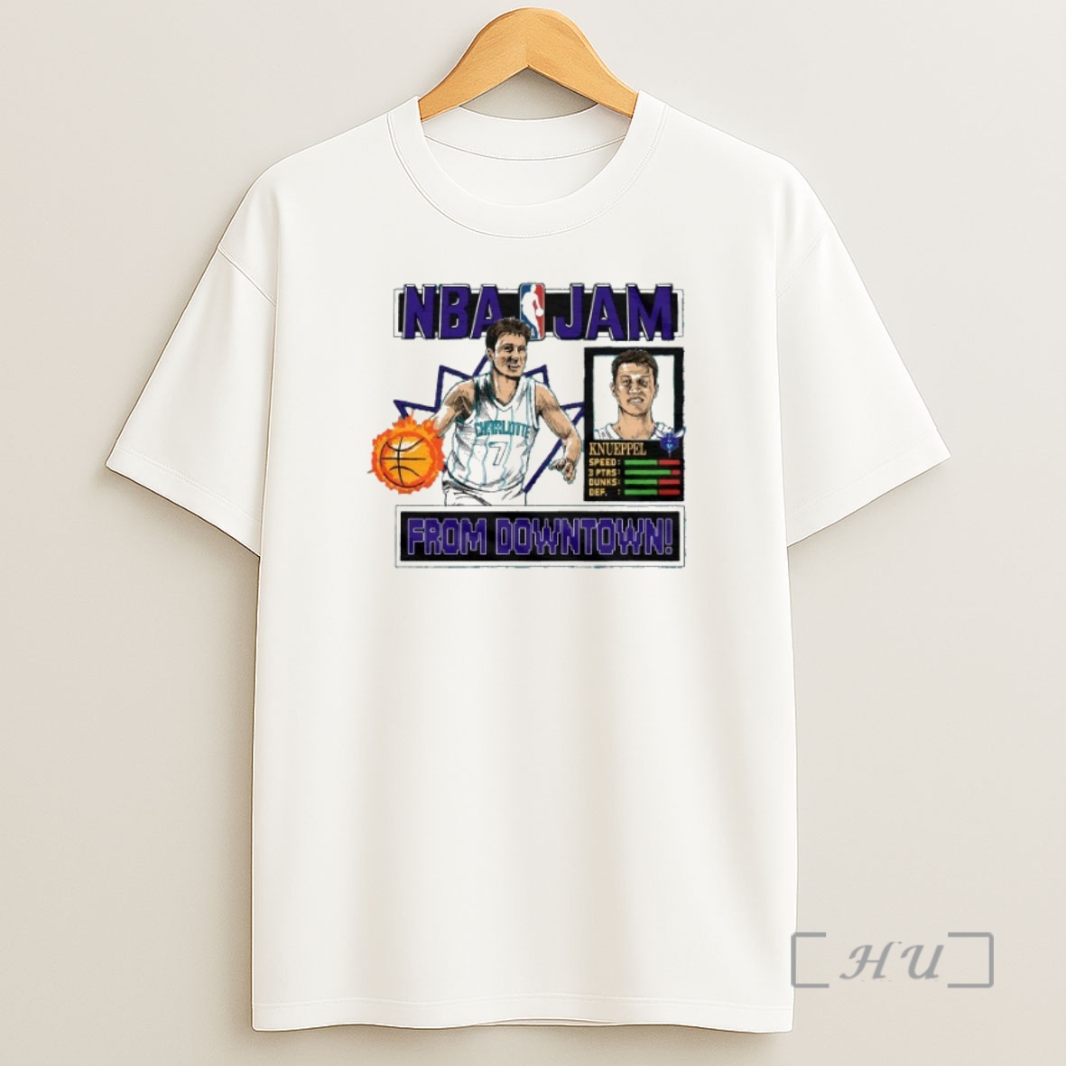 Officials Kon Knueppel Nba Jam From Downtown Charlotte Hornets Shirt Sweatshirt Tee