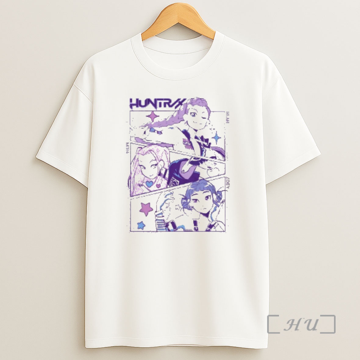 Officials Kpop Demon Hunters Panel Art Huntrx Shirt Sweatshirt Tee