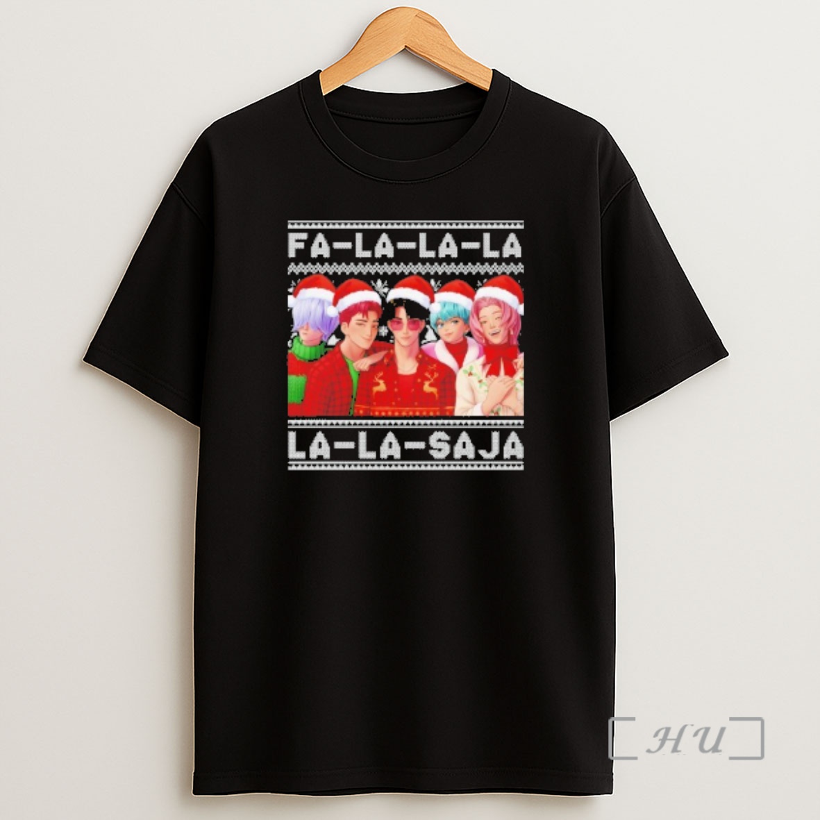 Officials Kpop Demon Hunters Fa La La La La La Saja Ugly Christmas Sweat Premium Shirt Sweatshirt Tee