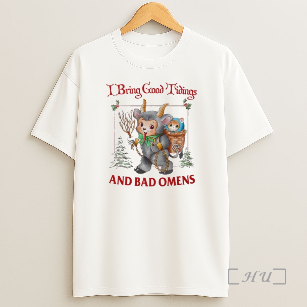 Officials Krampus Alpine Folklore I Bring Good Tidings And Bad Omens Shirt Sweatshirt Tee