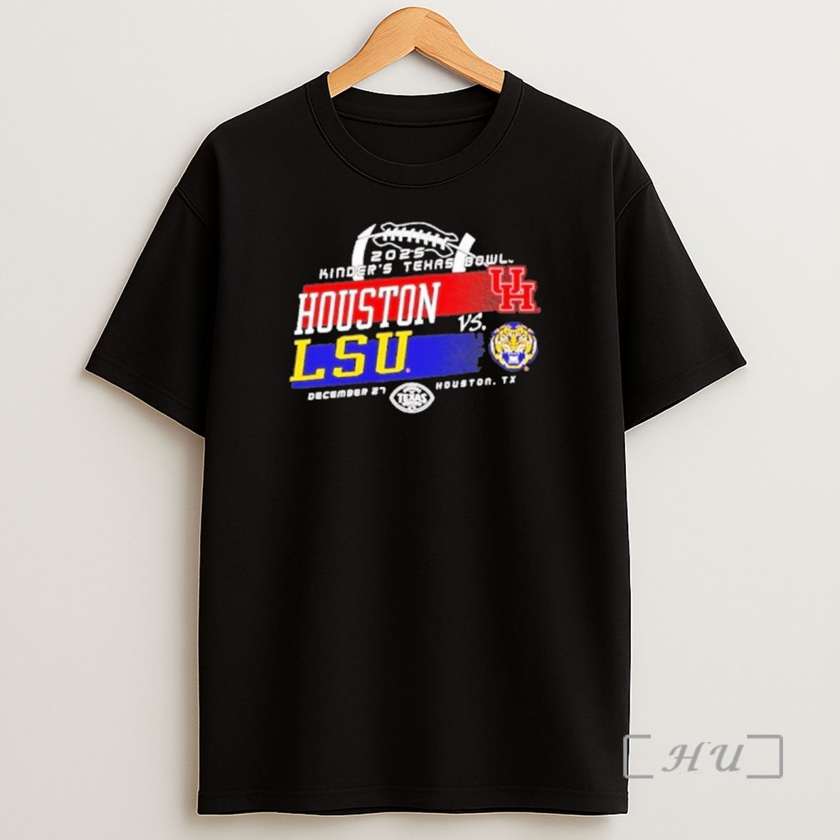 Officials Lsu Tigers Vs Houston Cougars Football 2025 Kinders Texas Bowl Bound Shirt Sweatshirt Tee