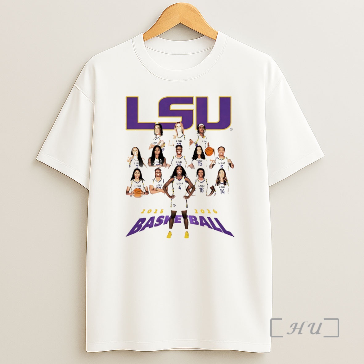 Officials Lsu Womens Basketball 2025 2026 Team Collage Christmas Premium Shirt Sweatshirt Tee