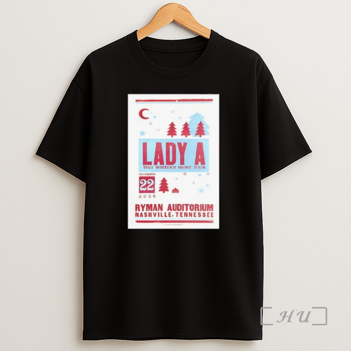 Officials Lady A This Winters Night Tour Dec 22 2025 Ryman Auditorium Nashville Tennessee Shirt Sweatshirt Tee