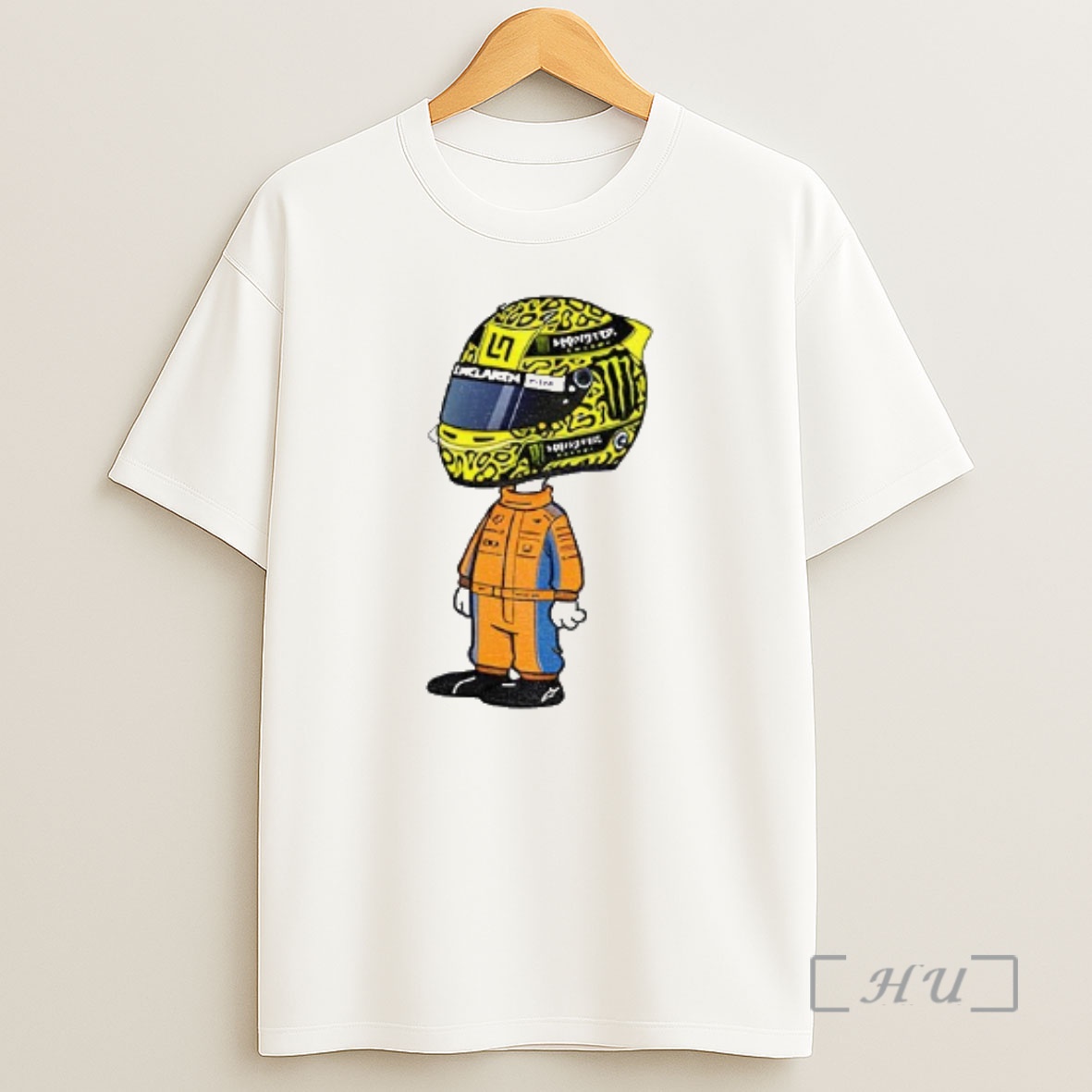 Officials Lando Racing Helmet Snoopy Funny F1 Premium Shirt Sweatshirt Tee