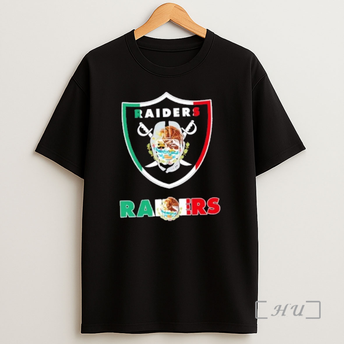 Officials Las Vegas Raiders Football X Mexican Flag Logo Premium Shirt Sweatshirt Tee
