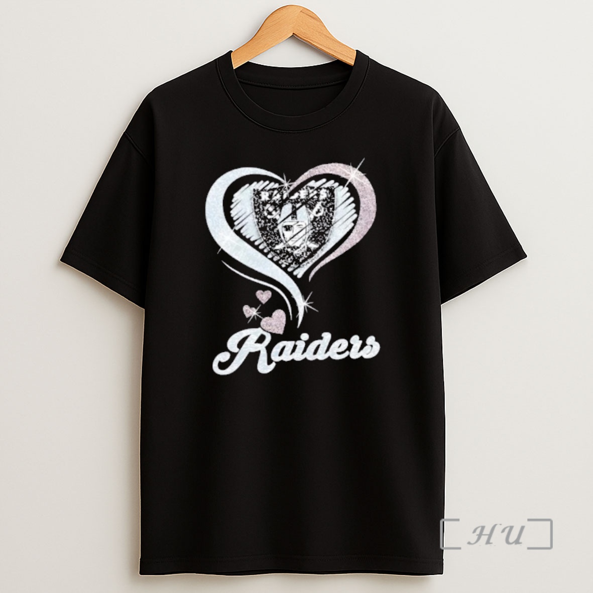 Officials Las Vegas Raiders Football In Glitter Heart Fans Shirt Sweatshirt Tee