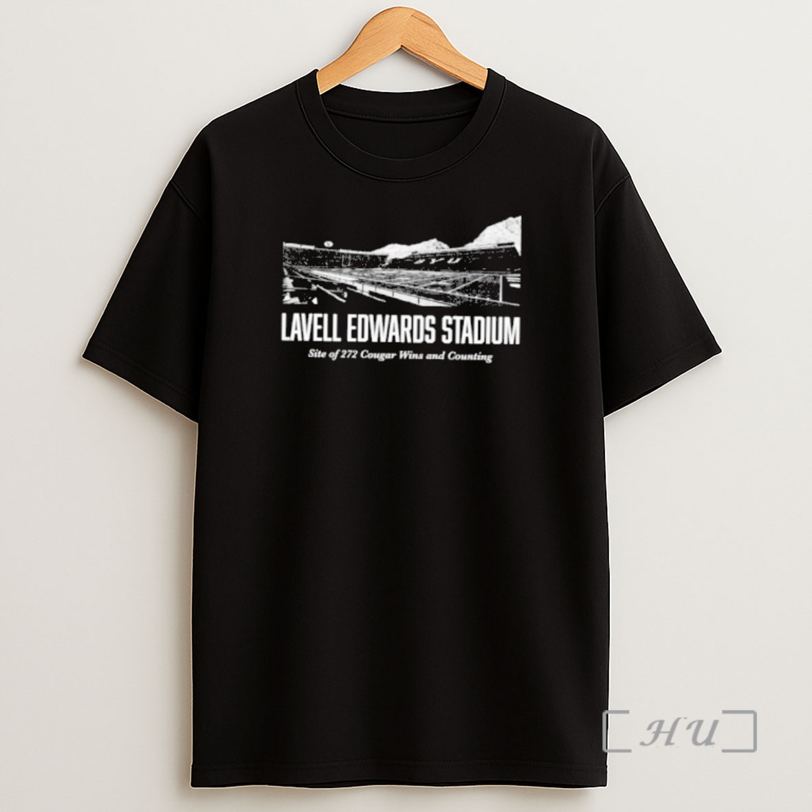 Officials Lavell Edwards Stadium Site Of 272 Cougar Wins And Counting Premium Shirt Sweatshirt Tee