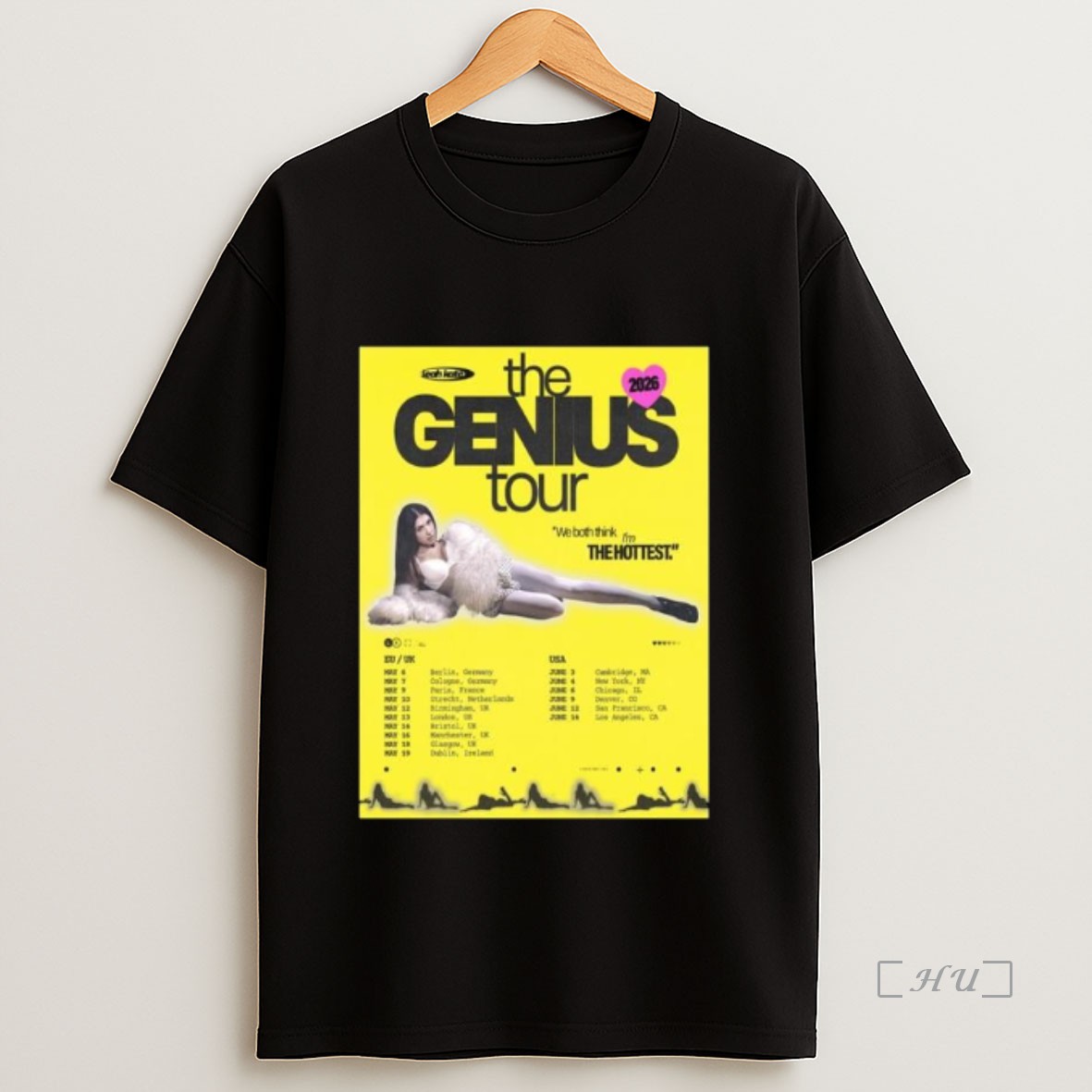 Officials Leah Kate The Genius Tour 2026 Long Sleve Shirt Sweatshirt Tee